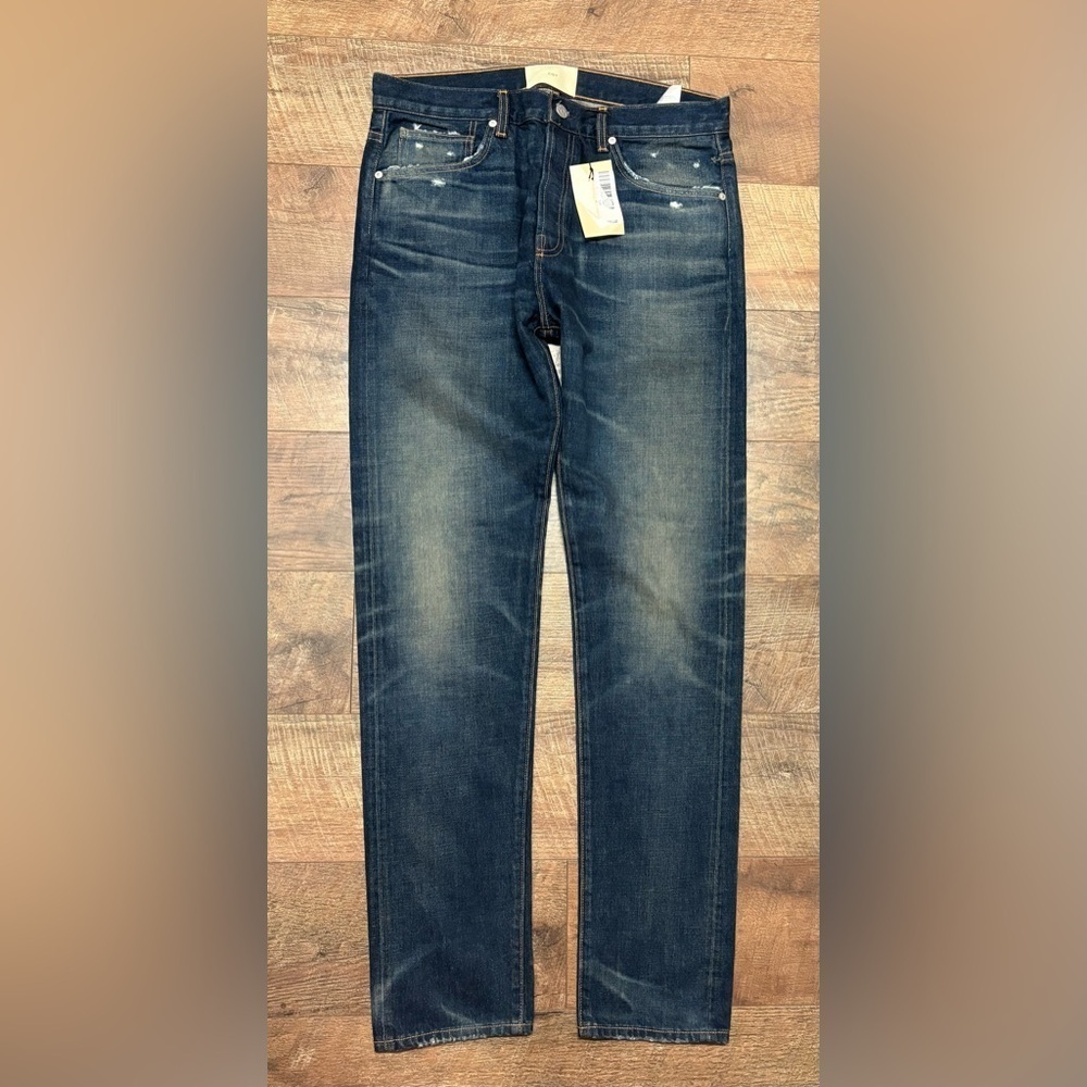NWT CQY 100% Cotton Vintage Relaxed Denim Jeans Size 32